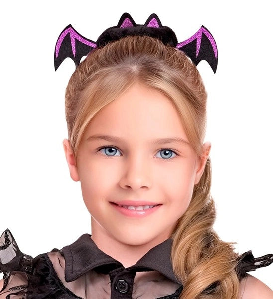 Goma para el pelo de Halloween con forma de murciélago para niños