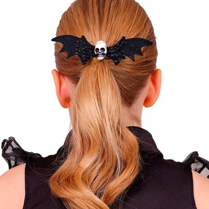 PINZA PARA EL PELO CON FORMA DE CRÁNIO DE MURCIÉLAGO PARA NIÑOS