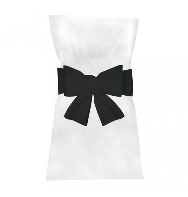 Lazo Silla Negro 19cm 6ud