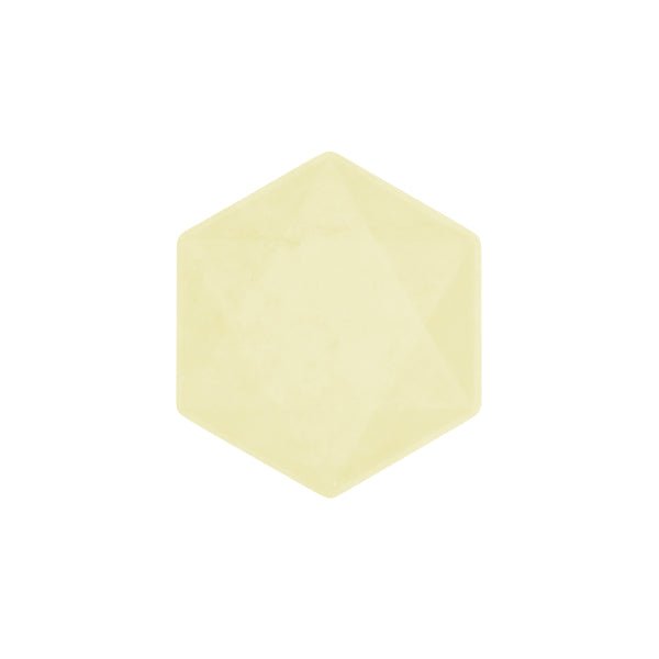 6 borden 15,8 x 13,7cm geel van Riethmueller koop je bij Partywinkel