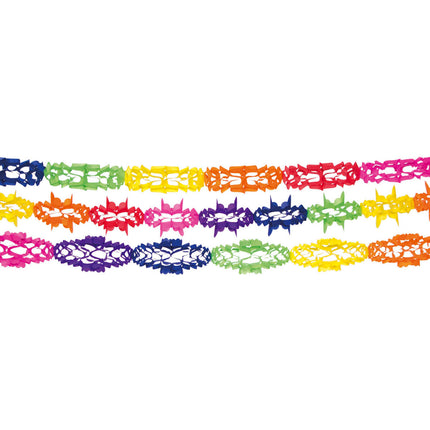 Juego de guirnaldas de papel 3 piezas 4mtr