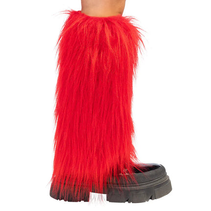 Rood Beenwarmers Pluche