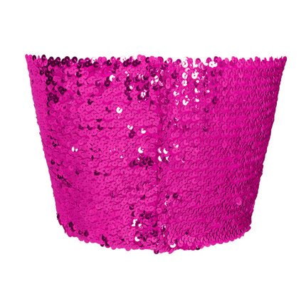 Top Sparkle rosa (M/L elástico)
