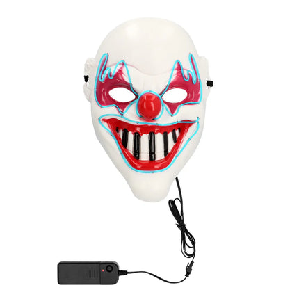 Máscara LED de payaso