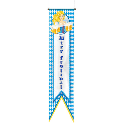 Banderín Oktoberfest Fiesta de la Cerveza 1,8m