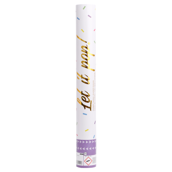 Cañón de confeti de colores Foil 40cm