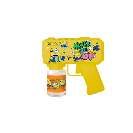 Minions de la pistola sopladora de burbujas