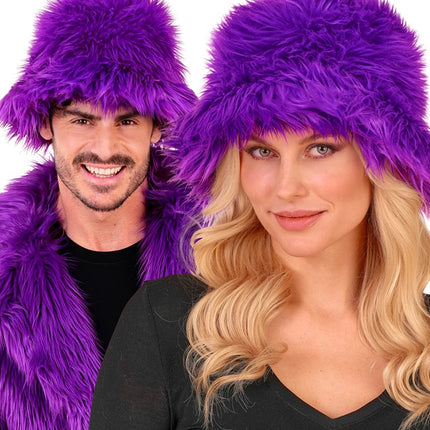GORRO CUBO FELPA MORADO