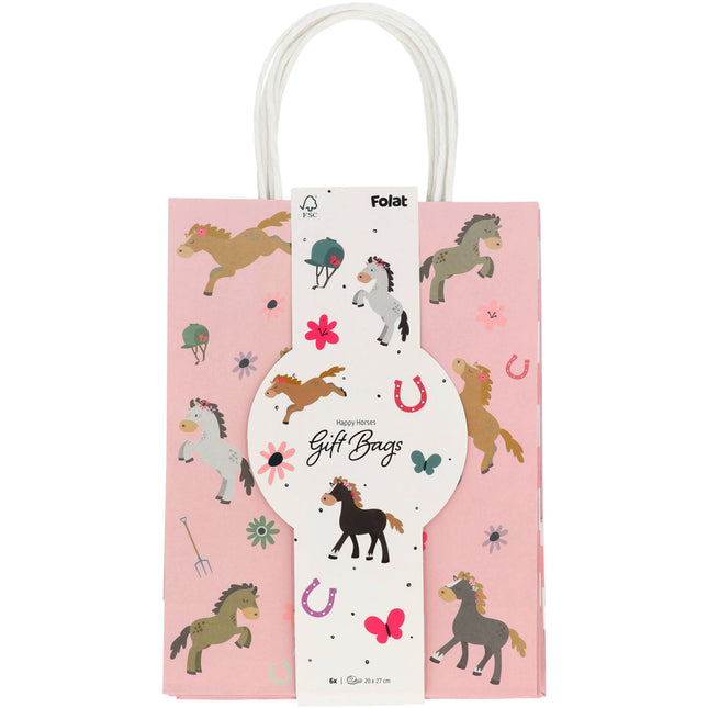 Caballo Compartir bolsas 27cm 6pcs