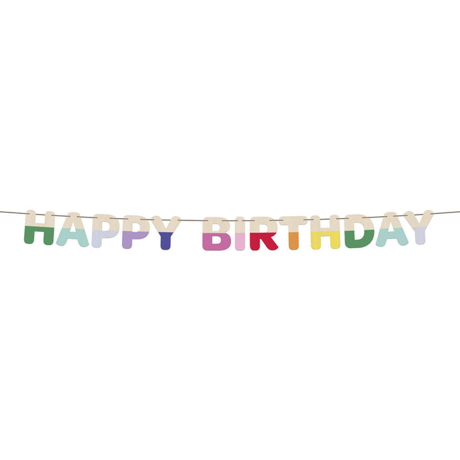 Banderola de letras Madera Stripetastic /1,7m