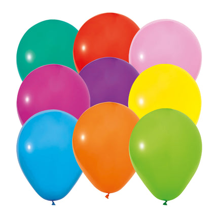 Lote de globos de colores de 30 cm, 10 unidades