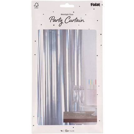 Cortina de puerta plateada 2m