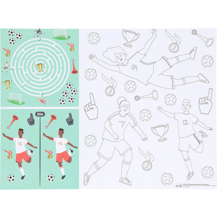 Salvamanteles Fútbol Con Actividades 40cm 6pcs