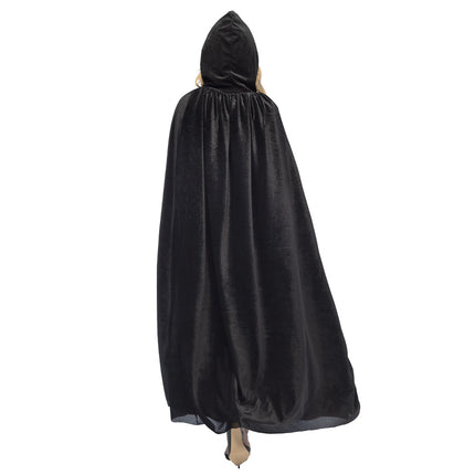Capa Halloween Negra Roja Criatura De La Noche