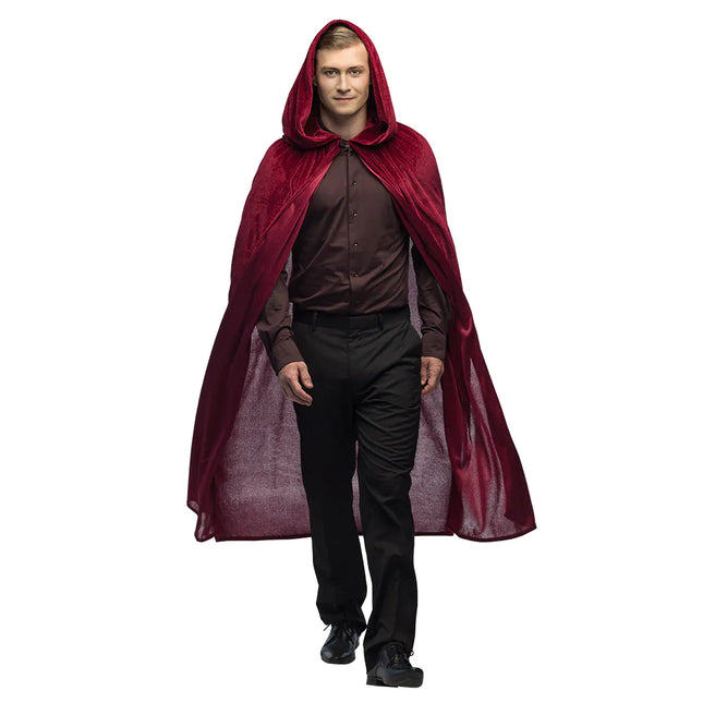Capa de Halloween Rojo Burdeos