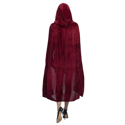 Capa de Halloween Rojo Burdeos