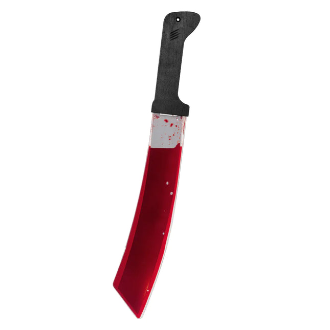 Machete Sangre Falso Halloween 51cm