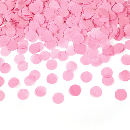 Cañón de confeti rosa claro 40cm