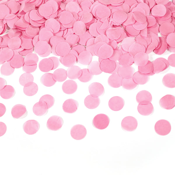 Cañón de confeti rosa claro 40cm