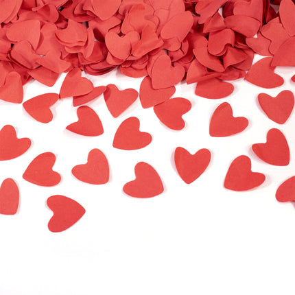 Cañón de Confeti Corazones Rojo 60cm