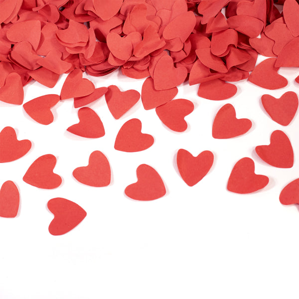 Cañón de Confeti Corazones Rojo 60cm