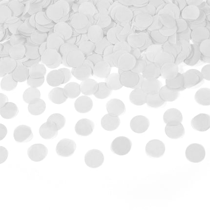 Cañón de confeti blanco 28cm