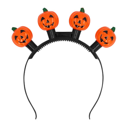 Diadema Halloween Calabaza Led
