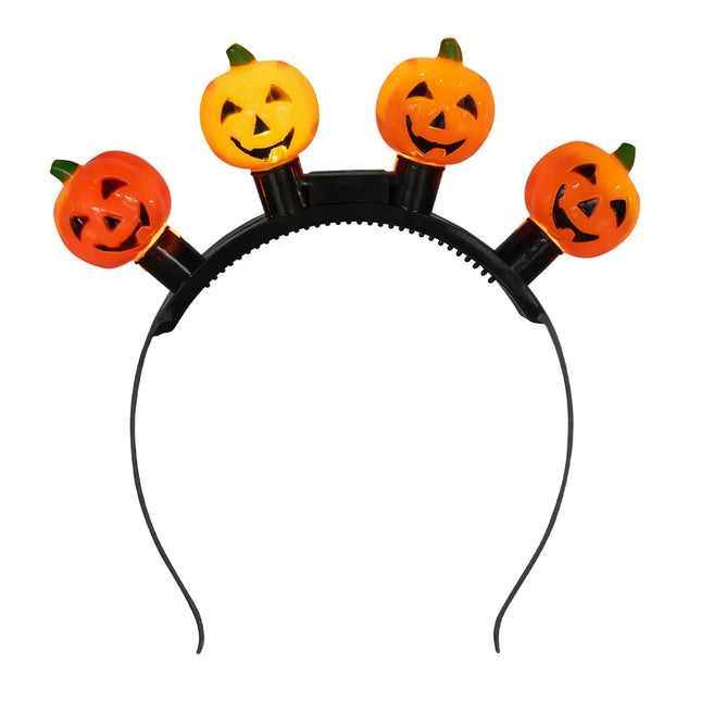 Diadema Halloween Calabaza Led