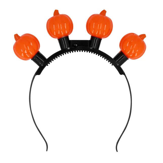 Diadema Halloween Calabaza Led