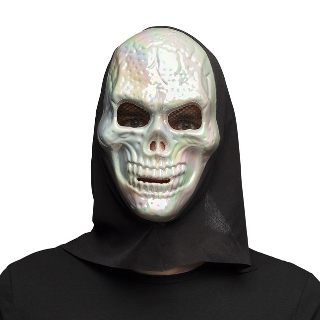 Máscara de Halloween Calavera de perlas