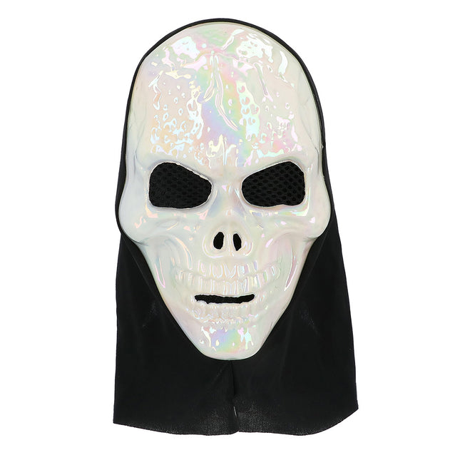 Máscara de Halloween Calavera de perlas