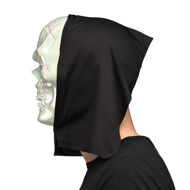 Máscara de Halloween Calavera de perlas