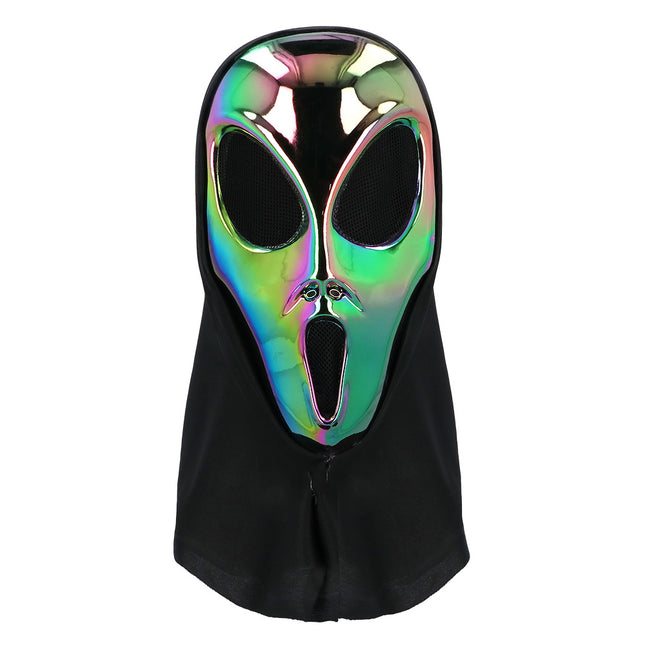 Máscara de Halloween Alien Holográfica