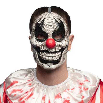 Máscara de Halloween Payaso con Mandíbula Móvil