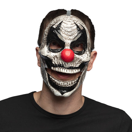 Máscara de Halloween Payaso con Mandíbula Móvil
