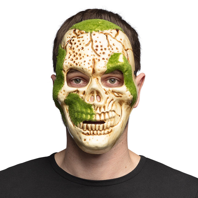 Máscara Halloween Calavera Verde