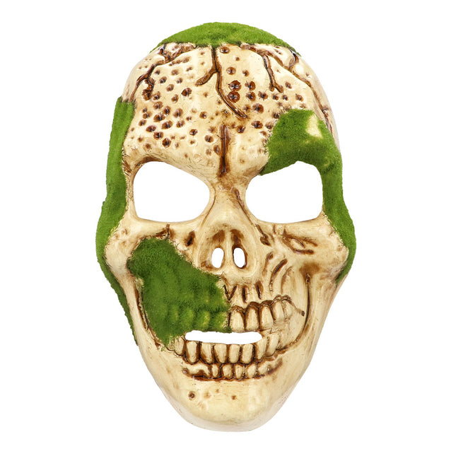 Máscara Halloween Calavera Verde