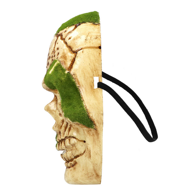 Máscara Halloween Calavera Verde