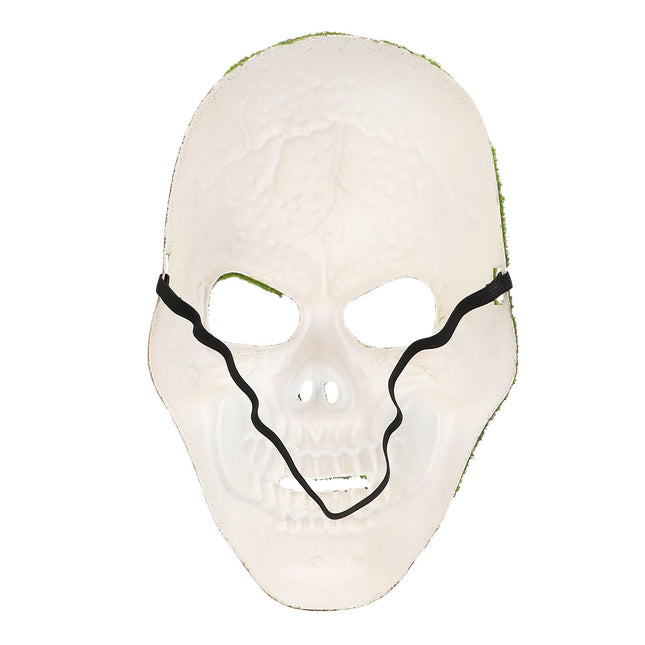 Máscara Halloween Calavera Verde