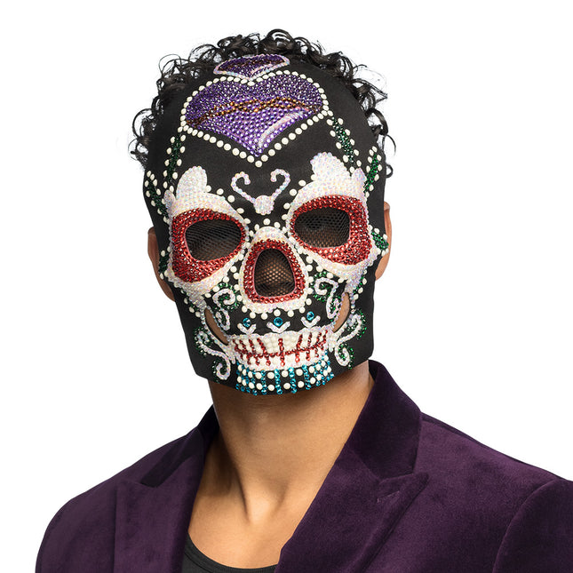 Máscara de Halloween Día de los Muertos