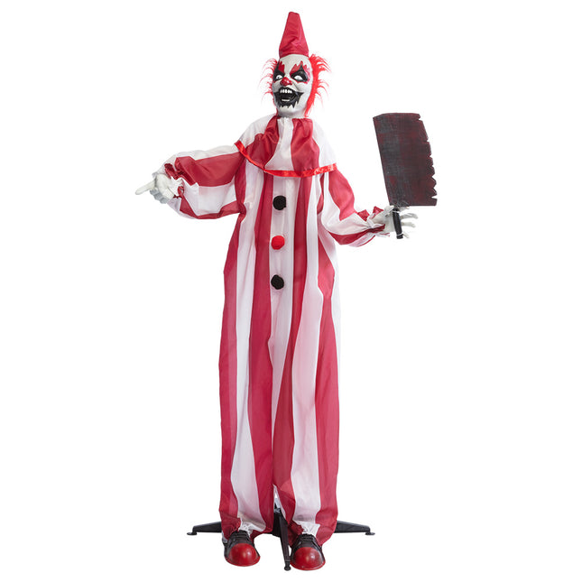 Muñeca de Halloween Rojo Blanco Payaso 1,8m