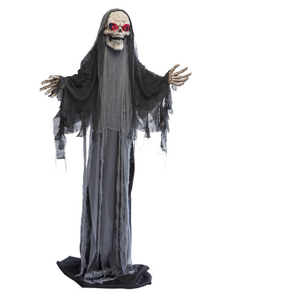 Muñeca de Halloween Parca Gris 1,8m