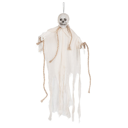 Halloween Decoración Colgante Fantasma Led 55cm