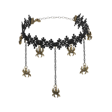 Halloween Collar Gargantilla Araña
