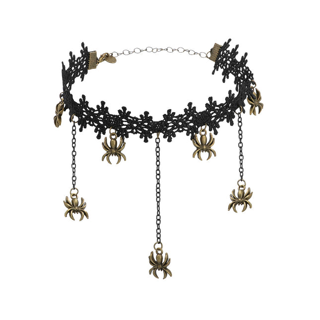 Halloween Collar Gargantilla Araña