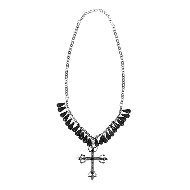 Collar de Halloween Gótico Negro