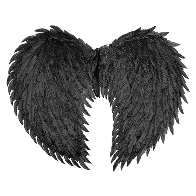 Alas de Halloween Ángel negro 55cm