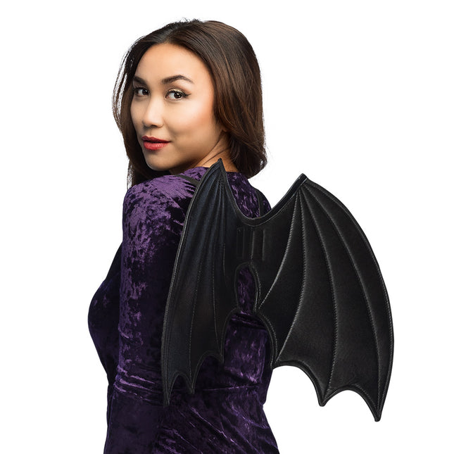 Alas de Halloween Murciélago Negro 61cm