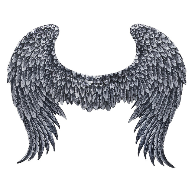 Halloween Alas Ángel Gris