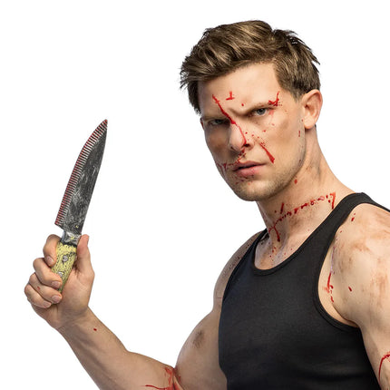 Cuchillo de juguete de Halloween, 21 cm